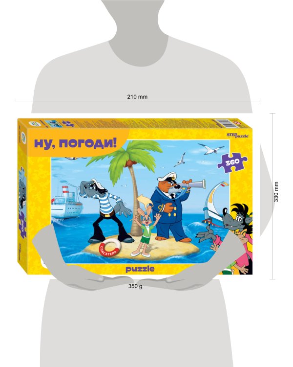 Мозаика "puzzle" 360 "Ну, погоди! (new)" (С/м)