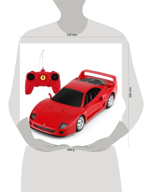 Машина р/у ferrari f40 1:24 Rastar в кор.18шт