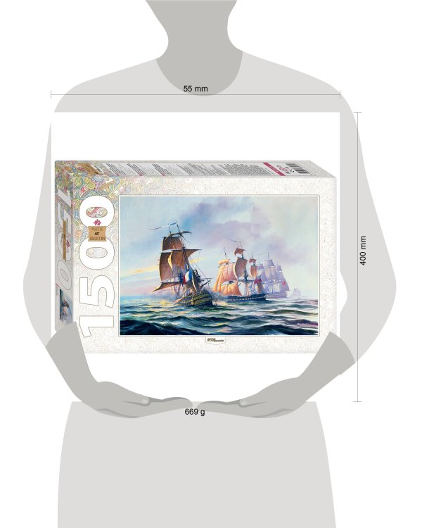 Мозаика "puzzle" 1500 "Морской бой"