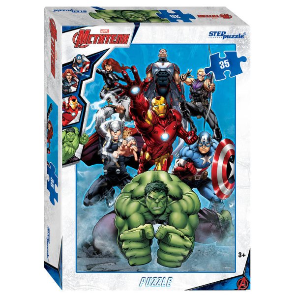 Пазл (STEPpazzle) Мозаика "puzzle" 35 "Черная вдова" (Marvel)