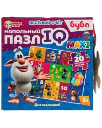 Весёлый счёт. Буба.  Напольный пазл IQ max. 160х160х160мм. Умные игры в кор.18шт