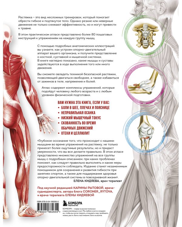 Анатомия растяжки. Иллюстрированное руководство для развития гибкости мышц и подвижности суставов