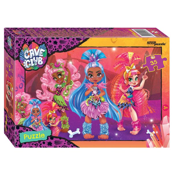 Пазл (STEPpazzle) Мозаика "puzzle" 35 "Cave Club" (Mattel)