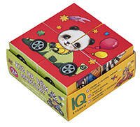 Умные кубики в поддончике. 4 штуки. Кто на чем мчится