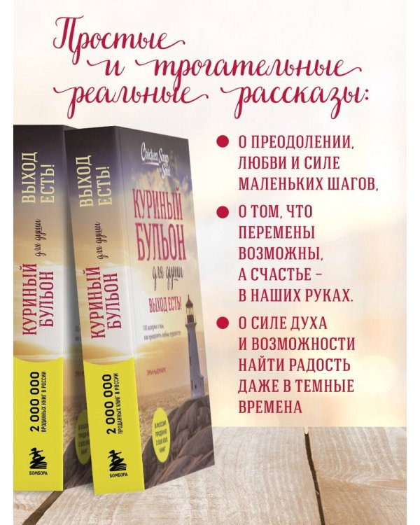 Дополнительное изображение книги «Куриный бульон для души. Выход есть! 101 история о том, как преодолеть любые трудности (лучшая цена)»