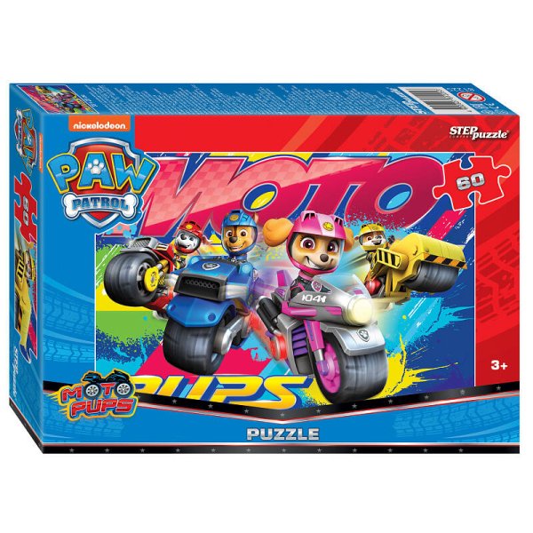 Пазл (STEPpazzle) Мозаика "puzzle" 60 "Щенячий патруль (new 1)" (Никелодеон)