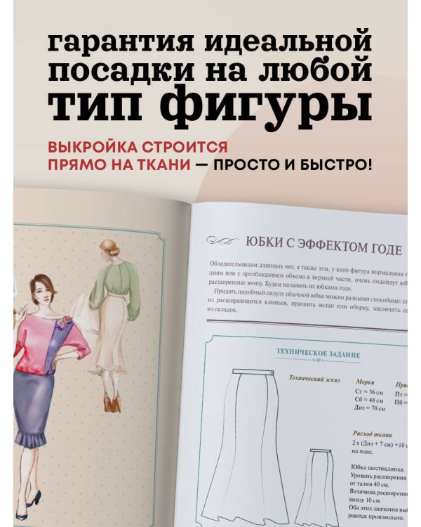 Большой курс кройки и шитья. Безлекальный метод Галины Коломейко