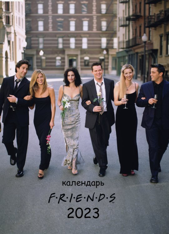 Календари настенные 2023 (постеры) Друзья. Настенный календарь-постер на 2023 год (315х440 мм)