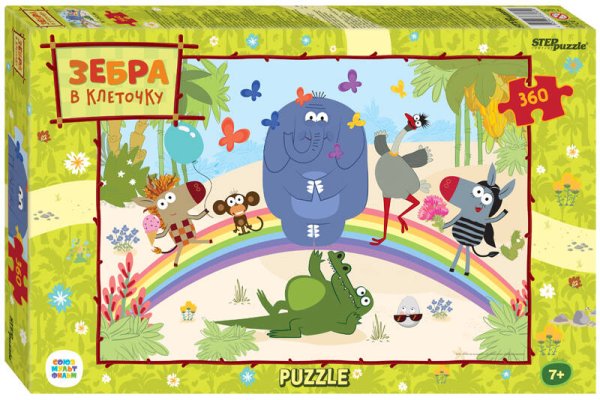 Мозаика "puzzle" 360 "Зебра в клеточку" (С/м)