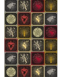 Игра Престолов. Обложка для паспорта (Гербы домов)