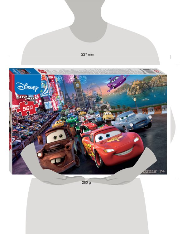 Мозаика "puzzle" 560 "Тачки - 4" (Disney)