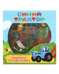 Логическая игра шар-лабиринт Синий ТРАКТОР кор.12*12*12см ИГРАЕМ ВМЕСТЕ в кор.2*72шт