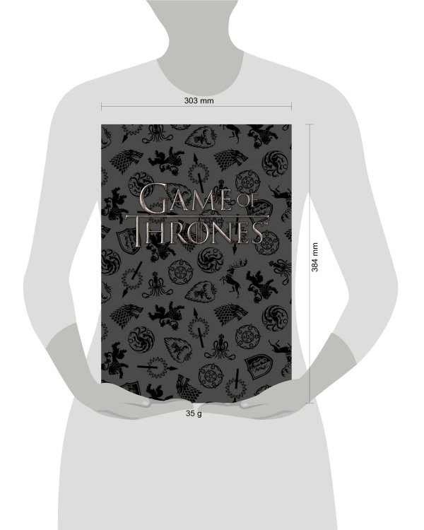 Игра Престолов. Обложка для паспорта (Черная)