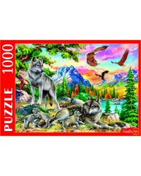 ПАЗЛЫ 1000 элементов. Ф1000-0751 ВОЛКИ И ОРЛЫ