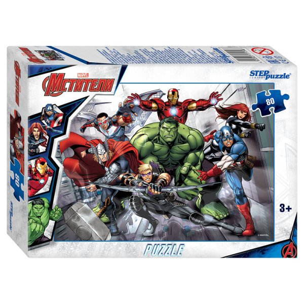 Пазл (STEPpazzle) Мозаика "puzzle" 80 "Marvel (new)" (Marvel)