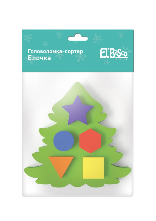 Головоломка-сортер "Ёлочка" в пакете