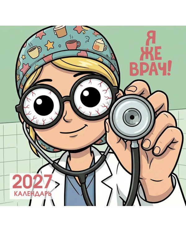 Дополнительное изображение книги «Я же врач. Календарь настенный на 2027 год (170х170 мм)»