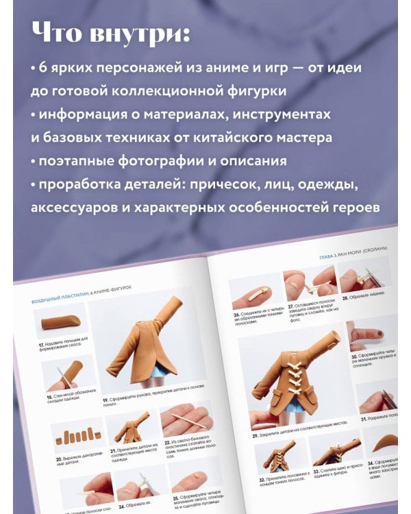 Дополнительное изображение книги «Воздушный пластилин. 6 аниме-фигурок»