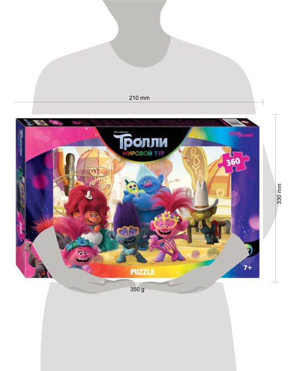 Мозаика "puzzle" 360 "Trolls - 2" (DreamWorks)