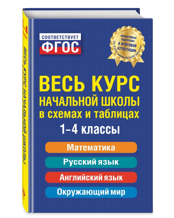 Дополнительное изображение книги «Весь курс начальной школы: в схемах и таблицах»