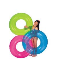 Круг надувной для плавания 76 см. Прозрачный INTEX (3 вида). Арт. 59260NP