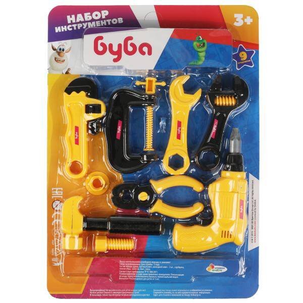 ИНСТРУМЕНТЫ (Умка) Набор инструментов БУБА блист.26,5*21,5*4см ИГРАЕМ ВМЕСТЕ в кор.2*30шт