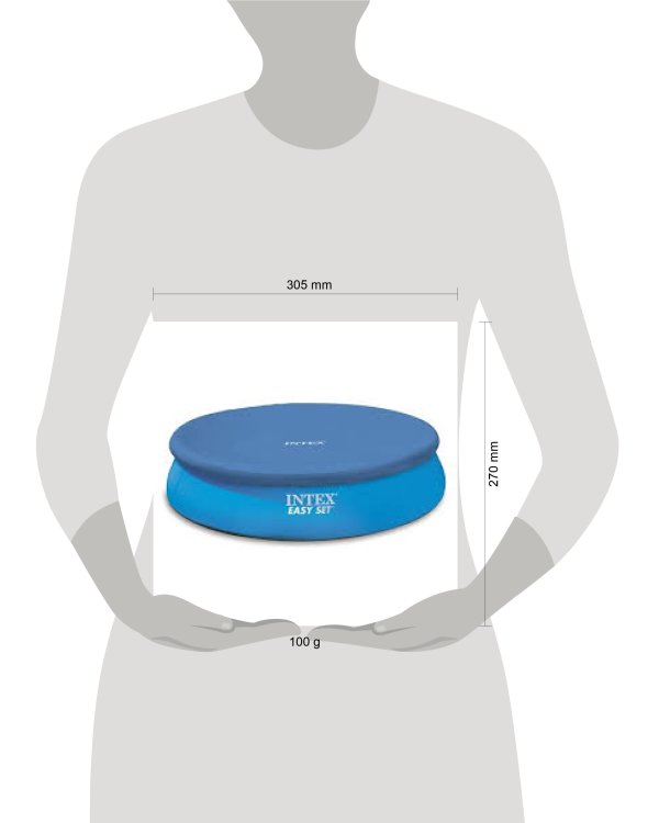 Тент для надувного бассейна EASY SET 376 см (выступ 30 см) INTEX. Новинка. Арт. 28026
