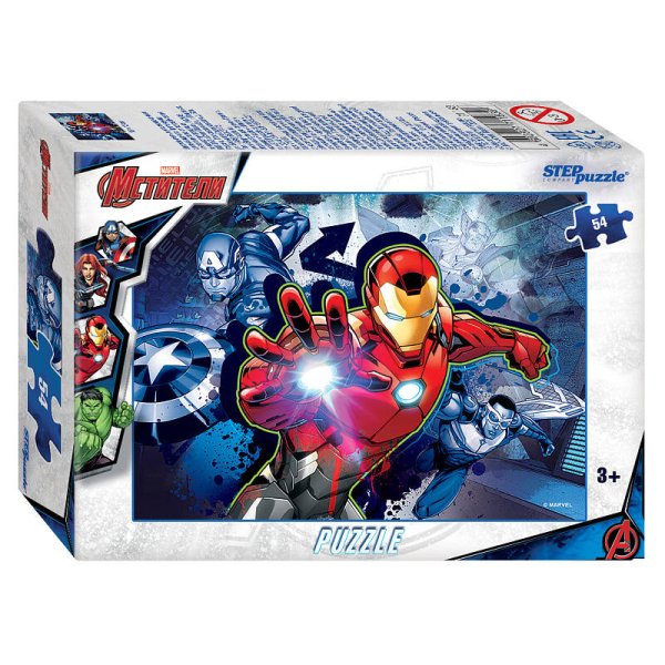 Пазл (STEPpazzle) Мозаика "puzzle" 54 "Marvel (new)" (Marvel)