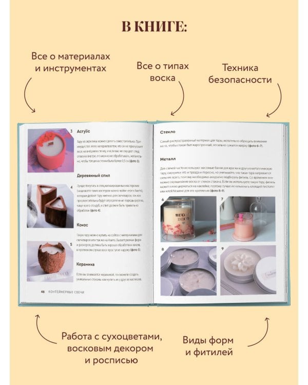 Дополнительное изображение книги «Свечи ручной работы от А до Я. Полное практическое руководство для начинающих»