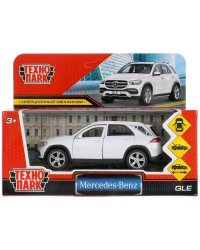 Машина металл MERCEDES-BENZ GLE 2018 12 см, двери, багаж, инер, белый, кор. Технопарк в кор.2*36шт