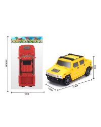 Машинка инерционная "Хаммер" 15,5 см, цвет микс, пластик, в пакете ( Арт. 2116591)