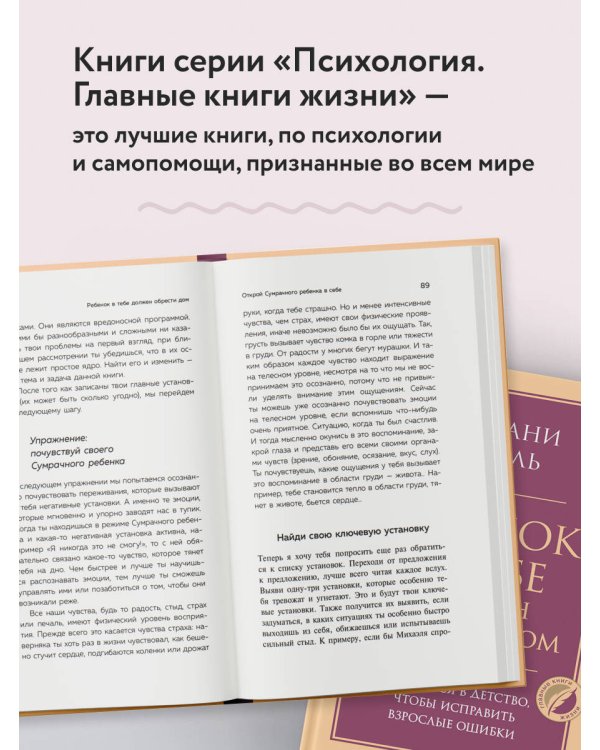 Дополнительное изображение книги «Ребенок в тебе должен обрести дом. Вернуться в детство, чтобы исправить взрослые ошибки»