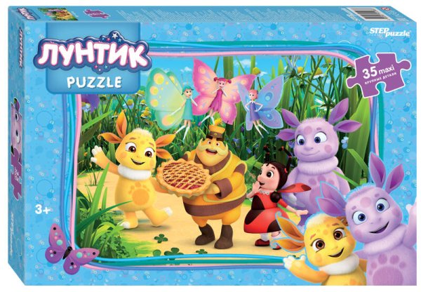 maxi 35 (STEPpazzle) Мозаика "puzzle" 35 MAXI "Лунтик (new 1)" (Мельница)