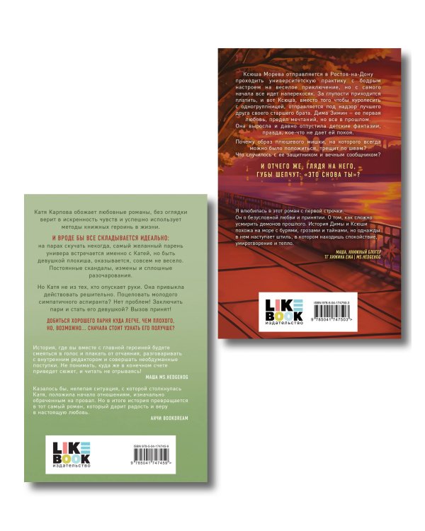 Комплект из двух книг: Это снова ты + Она любит плохих парней