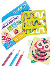Линейки-трафареты, Веселая полянка, 120205