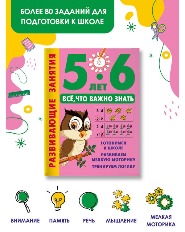 Развивающие занятия. Всё, что важно знать. 5-6 лет