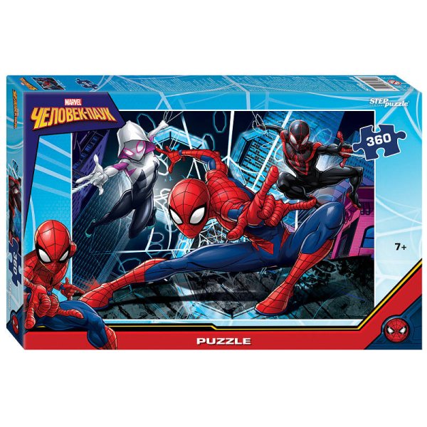 Пазл (STEPpazzle) Мозаика "puzzle" 360 "Человек-паук (new 1)" (Marvel)