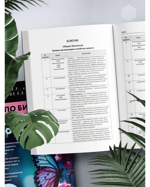 ЕГЭ по биологии. Тематический тренинг