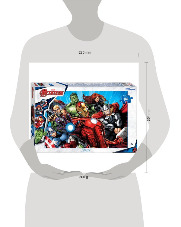 Мозаика "puzzle" 360 "Черная вдова" (Marvel)