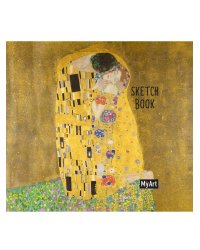 КВАДРАТНЫЙ СКЕТЧБУК. Густав Климт, Поцелуй