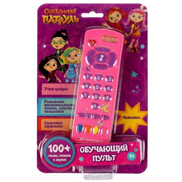 Обучающий пульт СКАЗОЧНЫЙ ПАТРУЛЬ 100 песен,стихов,звуков.свет.блист.бат. Умка в кор.120шт
