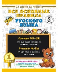 Все основные правила русского языка. 1 класс