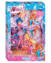Мозаика "puzzle" maxi 24 "Winx" (Rainbow)