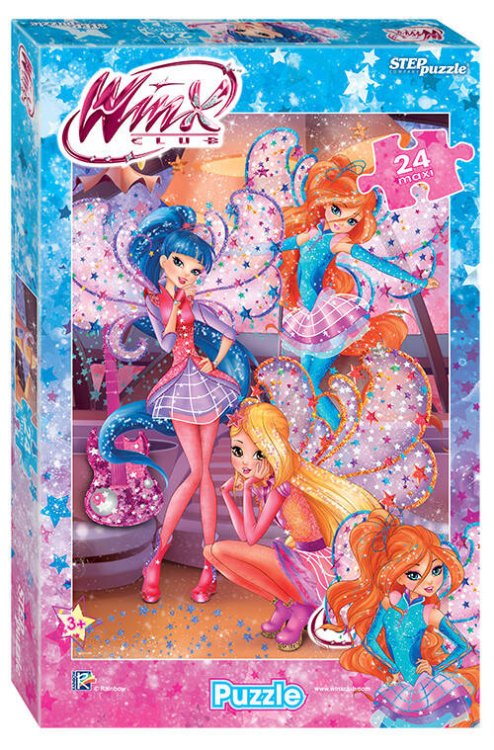 maxi 24 (STEPpazzle) Мозаика "puzzle" maxi 24 "Winx" (Rainbow)