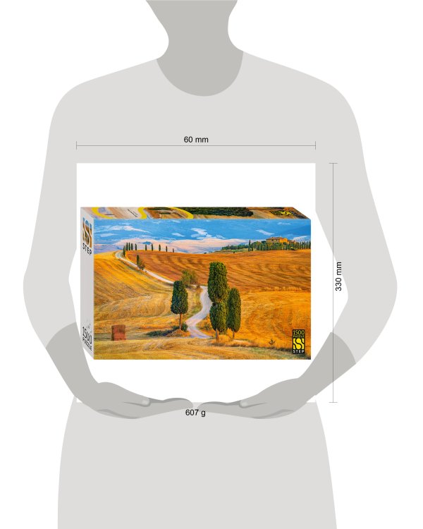 Мозаика "puzzle" 1500 "Дорога гладиатора, Италия"
