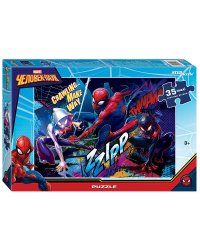 Мозаика "puzzle" 35 MAXI "Человек-паук (new 1)" (Marvel)