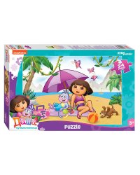 Мозаика "puzzle" maxi 24 "Даша-путешественница" (Никелодеон)