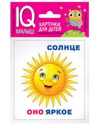 Умный малыш. Он, она, они, оно.  Набор карточек для детей.