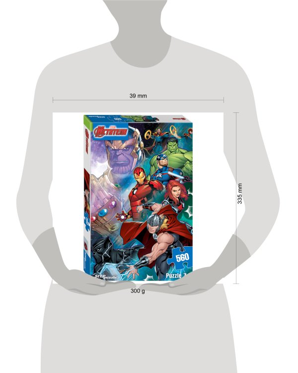 Мозаика "puzzle" 560 "Черная вдова" (Marvel)
