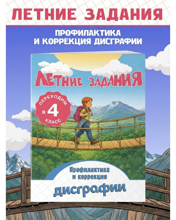 Летние задания. Профилактика и коррекция дисграфии. Переходим в 4-й класс